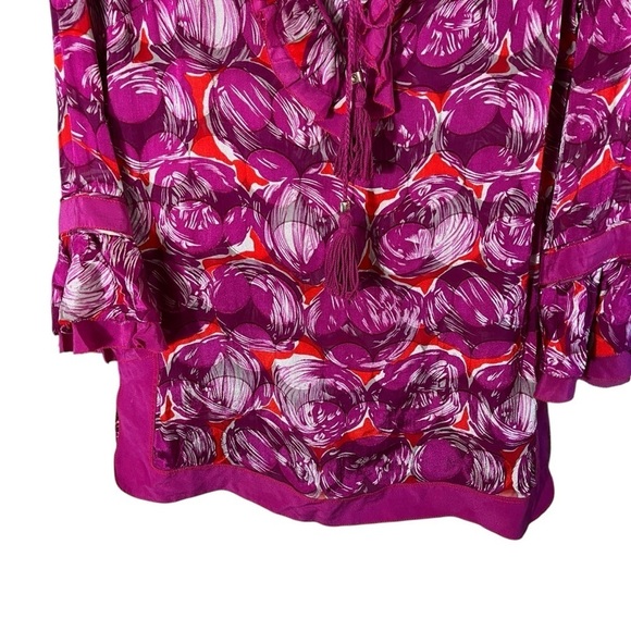 TORY BURCH Gwenna Tunic Blouse Top - Picture 5 of 9